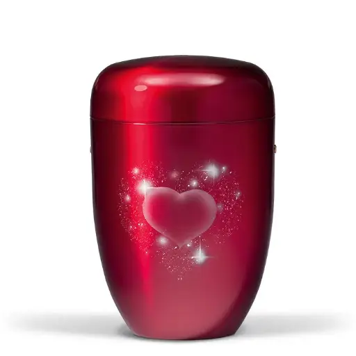 [3655] Weinrot, Airbrush Motiv: Herz