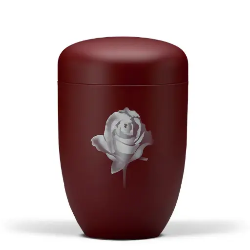 [3681 R] Weinrot-Velours, Airbrush - ROSE