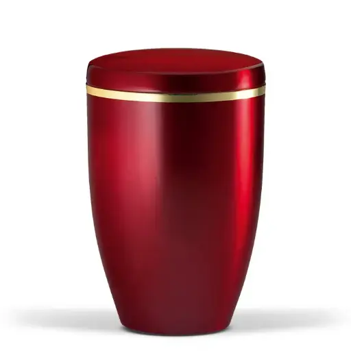 [6231] Bordeaux, Goldband gebürstet