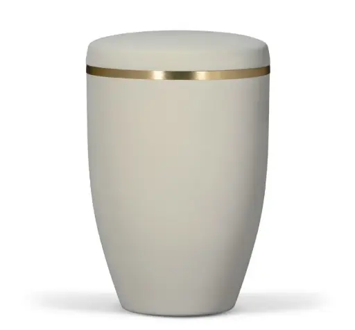 [6261] Sandbeige, Goldband gebürstet