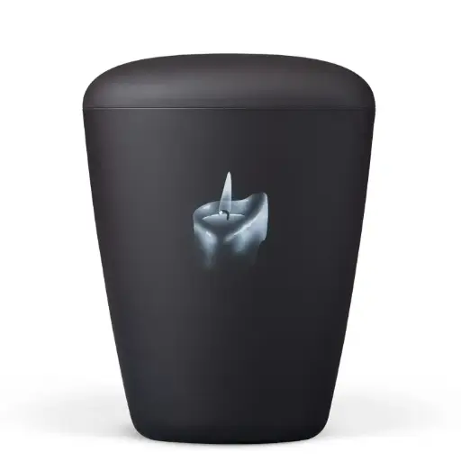 [26212] Anthrazit Velours, Airbrush: Kerze
