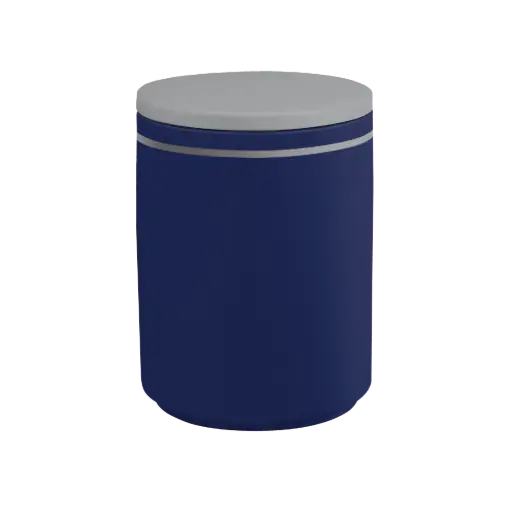 [37534] AQUA DUO BIO-LEHM Urne saphir flanell