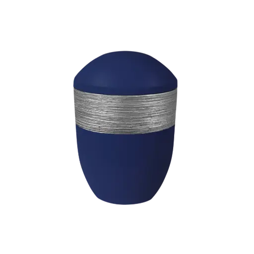 [37609] AQUA LUXOR SEMI BIO-LEHM Urne saphir silber