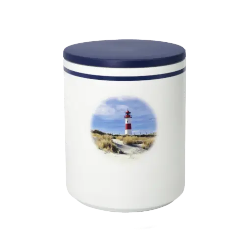 [38185] AQUA MARINA BIO-LEHM Urne Leuchtturm