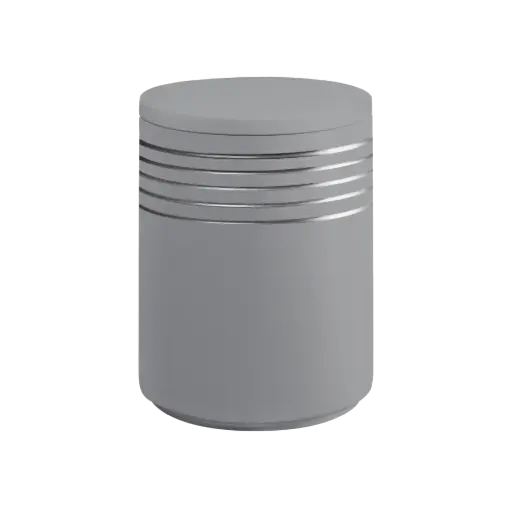 [37632] AQUA NOVA BIO-LEHM Urne flanell silber