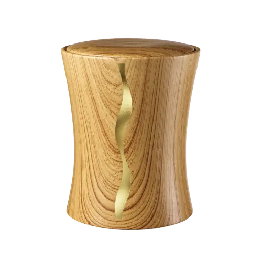 [35660] CONTURA BIO-LEHM Urne Esche gold