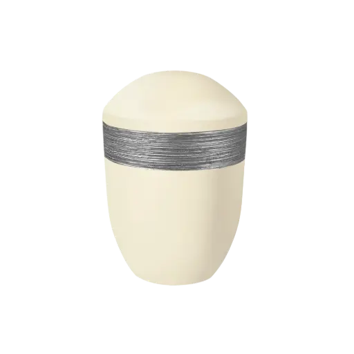 [38325] LUXOR SEMI PURE BIO-LEHM Urne sandbeige silber