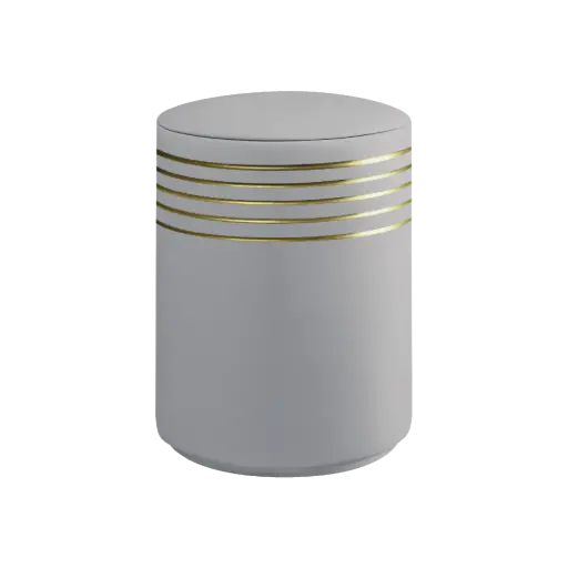 [36380] NOVA BIO-LEHM Urne flanell gold