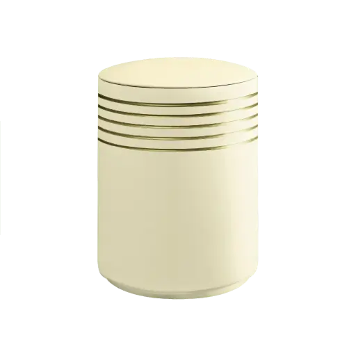 [21043] NOVA BIO-LEHM Urne sandbeige gold