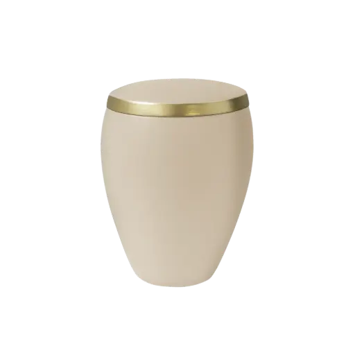 [37720] OMEGA BIO-LEHM Urne cashmere gold