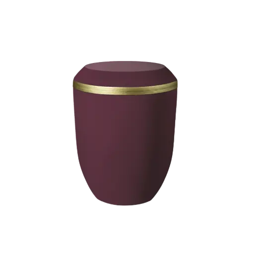 [37832] OPUS BIO-LEHM Urne brombeer gold