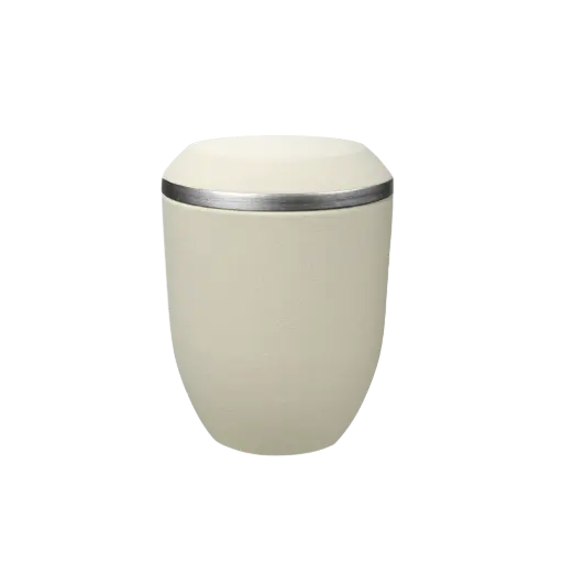 [37836] OPUS BIO-LEHM Urne carrara silber