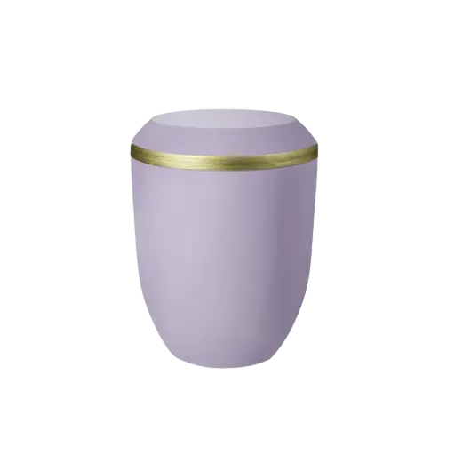 [37845] OPUS BIO-LEHM Urne flieder gold