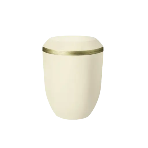 [37865] OPUS BIO-LEHM Urne sandbeige gold