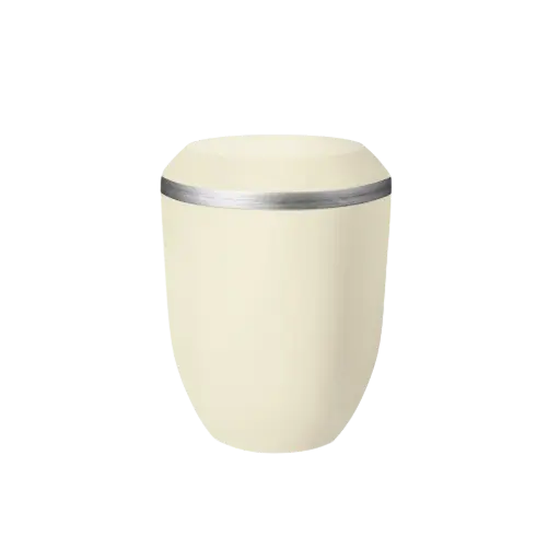 [37866] OPUS BIO-LEHM Urne sandbeige silber