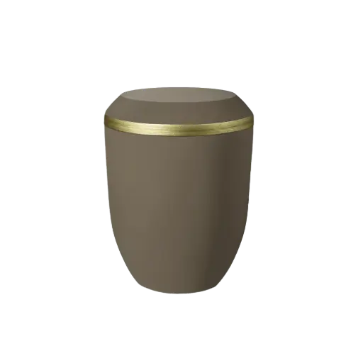 [37874] OPUS BIO-LEHM Urne teak gold