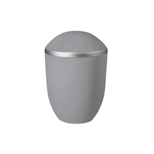 [36395] PURE BIO-LEHM Urne flanell silber