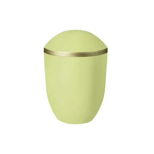 [37938] PURE BIO-LEHM Urne limone gold