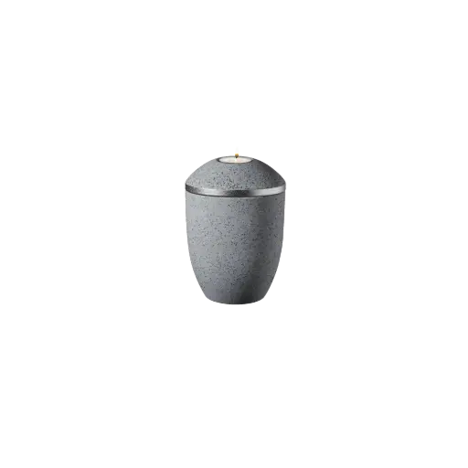 [36112] PURE BIO-LEHM Memory granit silber