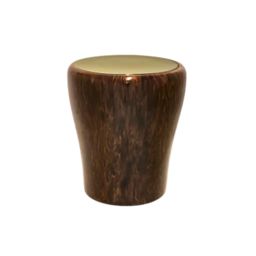 [38349] TULIP BIO-LEHM Urne Mahagoni gold