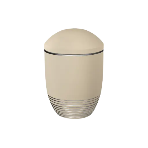 [36500] WAVE BIO-LEHM Urne cashmere silber
