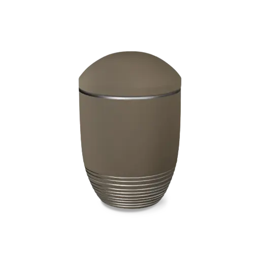 [35662] WAVE BIO-LEHM Urne teak silber
