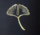 [37357] GINKGO Dekor gold