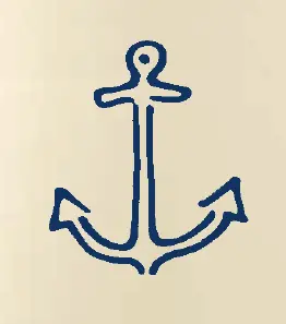 [38241] ANKER Dekor blau