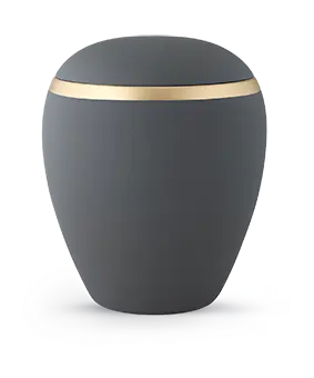 [77] Edition Colour Line, samton graphit, altgold Dekorstreifen, Keramik