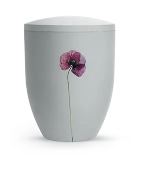 [3420] Edition By Nature, samton Grau, Mohnblume, biol. abbaubar
