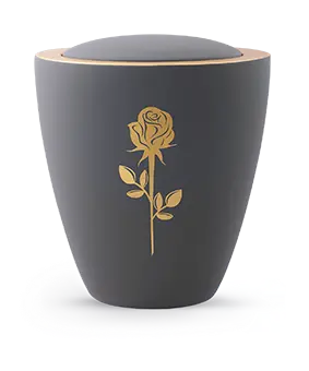 [6477RM] Edition Ceramica, samton graphit, Messingrose, Keramik