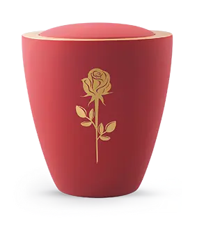 [6483RM] Edition Ceramica, samton rubin, Messingrose, Keramik