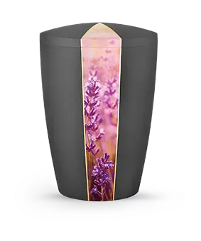 [7202] Edition Natura, anthrazit, Lavendel, biol. abbaub.