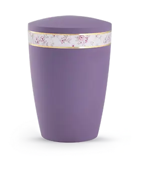[7930] Edition Pastell, Soft-Touch-Oberfläche, lila, Blumen, biol. abbaub.