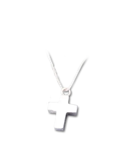 [30001KZ] Am-Urn-Let, Kreuz, Sterlingsilber in Samtdose
