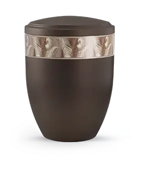 [360816] Edition Papyrus, velvet siena, Federndekor