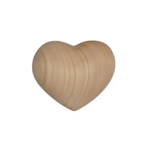 [1000.00K] Urne Cuore Kirsche, Holz, 15x18x8,5 (0,5L)