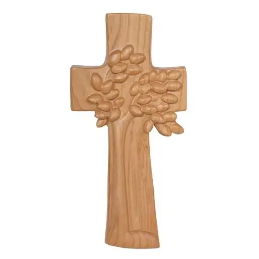 [U707070K] Urne Lebensbaum Kirsche, Satiniert, 24 cm (10ml)