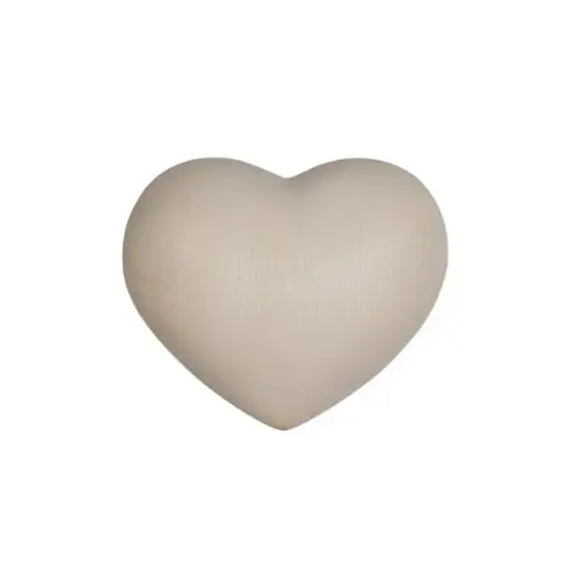 [1000.00A.7] Mini Urne Cuore Ahorn, Holz, 9,5x11x5,5 (20ml)