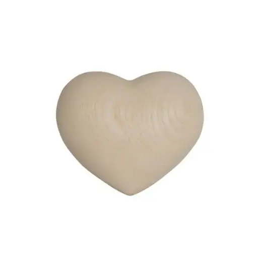 [1000.00E.7] Mini Urne Cuore Esche, Holz, 6,5x7,5x4 (10ml)