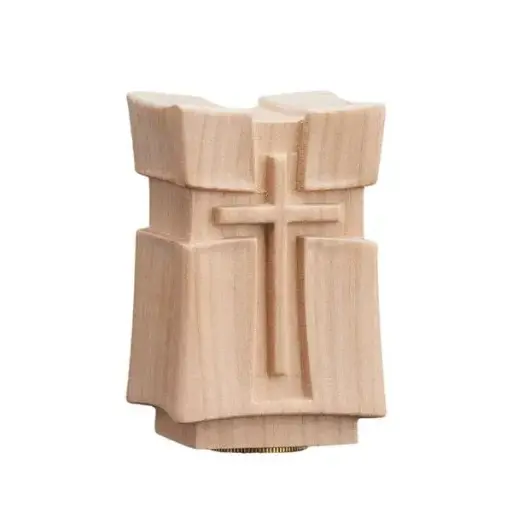 [1700.00K.7] Mini Remember Croce Kirsche, Holz, 8,5x5,5x5 (5ml)