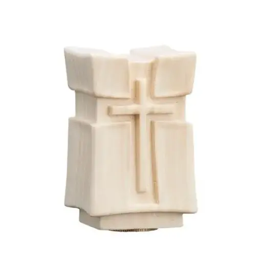 [1700.00Z.7] Mini Remember Croce Zirbel, Holz, 8,5x5,5x5 (5ml)