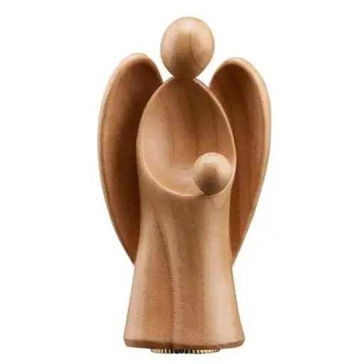 [U145001K] Urne Schutzengel Amore Bub Kirsche, Satiniert, 15 cm (10ml)