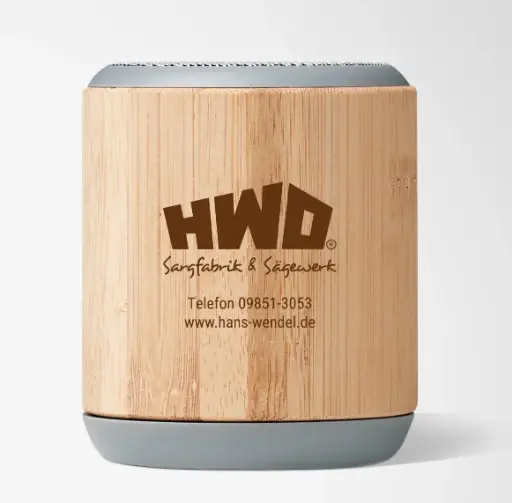 Wireless-Lautsprecher mit Bambusdesign, Bluetooth 5.0